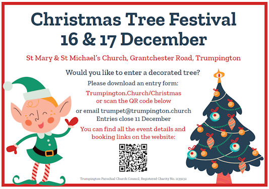 Christmas Tree Festival, Parish Church, 16-17 December 2023.