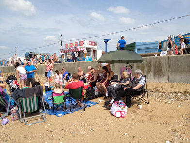 The summer trip to Hunstanton organised by the Trumpington Residents’ Association, 19 July 2014. Photo: Philippa Slatter.