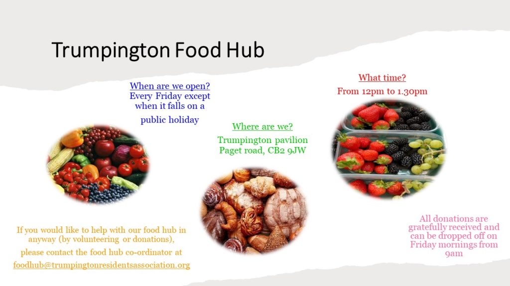 Trumpington Food Hub, summer 2023